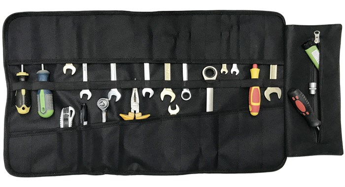 Сумка скрутка для инструмента с ремнями 58 х 35 х 10 см черная. IN21423Bl - фото 263