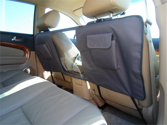 Защитная перегородка на спинки передних сидений серая. P17918Gr - фото 333