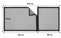 Сетка-перегородка на дверной проем для домашних животных 210 см на 70 см черная. S21512Bl - фото 393 Сетка-перегородка на дверной проем для домашних животных 210 см на 70 см черная. S21512Bl - фото 393
